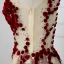 Chic / Belle Bordeaux Robe De Soirée 2017 Princesse U-Cou Dentelle Appliques Dos Nu Percé Faux Diamant Fait main Soirée Robe De Bal