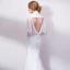 Modern / Fashion White Evening Dresses  2018 Trumpet / Mermaid Floor-Length / Long Tulle V-Neck Backless Beading Crystal Evening Party Formal Dresses