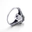 Simple Argenté Anneaux 2019 Cristal Plaqué argent Pierres précieuses synthétiques Église Accessorize