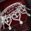 Chic / Beautiful Silver Bridal Jewelry 2017 Metal Beading Crystal Pearl Rhinestone Headpieces Wedding Prom Accessories