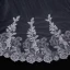 Affordable White Wedding 2018 Lace Tulle Appliques Beading Wedding Veils