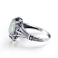 Simple Argenté Anneaux 2019 Cristal Plaqué argent Pierres précieuses synthétiques Église Accessorize