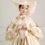 Vintage / Retro Puffy Ball Gown Champagne Prom Dresses 2018 High Neck Long Sleeve Charmeuse Lace-up Beading Sequins Formal Dresses