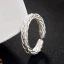 Enkla Silver Fläta Korsa Ringa Saterling Silver Kyrka Ringar 2019 Tillbehör