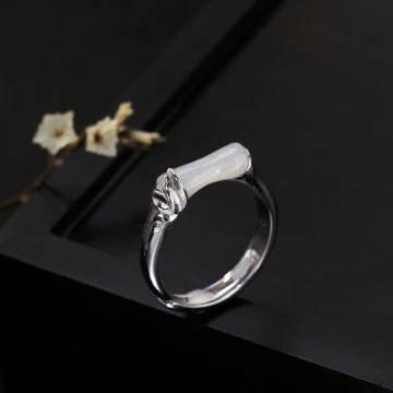 Kinesisk Stil Sølv Håndlaget Heldig Tro Ringe Sterling Sølv Arbeid Ferie Ringer 2019 Tilbehør
