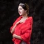 Classique Élégant Rouge châle 2020 Hiver Polyester Carrés épaules Mariage Soirée Promo Châles Accessorize