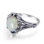 Simple Argenté Anneaux 2019 Cristal Plaqué argent Pierres précieuses synthétiques Église Accessorize