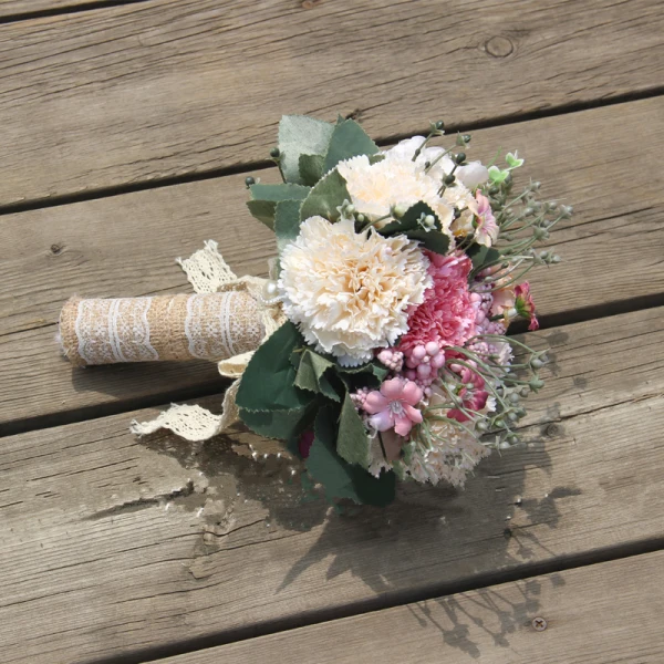 Chic / Beautiful Multi-Colors Wedding Flower 2019 Pearl Artificial Flowers Wedding Flowers