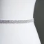 Schlicht Ivory / Creme Schärpen 2020 Satin Metall Perlenstickerei Strass Hochzeits Hochzeit Ball Brautaccessoires