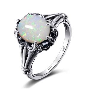 Simple Argenté Anneaux 2019 Cristal Plaqué Argent Pierres Précieuses Synthétiques Église Accessorize