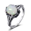 Simple Argenté Anneaux 2019 Cristal Plaqué argent Pierres précieuses synthétiques Église Accessorize