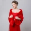 Rouge Fausse Fourrure Châles Mariage Soirée Promo 2017