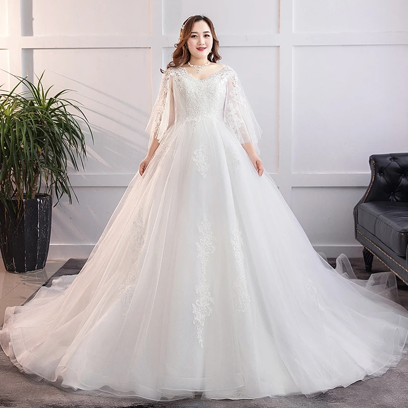 chinese dress ladies Vintage Luxury Princess Lace Light Ivory A-Line Wedding Dress With Off   WonderlandByLilian