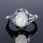 Simple Argenté Anneaux 2019 Cristal Plaqué argent Pierres précieuses synthétiques Église Accessorize