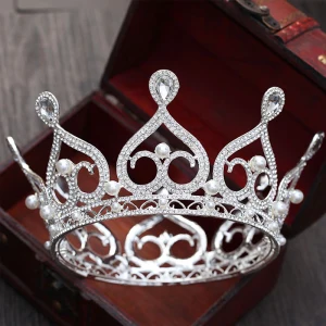 Chic Belle Argenté Bijoux Mariage 2017 Métal Perlage Cristal Perle Faux Diamant Accessoire Cheveux Mariage Promo Accessorize
