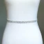 Schlicht Ivory / Creme Schärpen 2020 Satin Metall Perlenstickerei Strass Hochzeits Hochzeit Ball Brautaccessoires