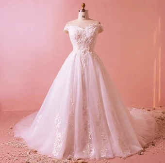 Charming Ivory Plus Size Wedding Dresses 2018 A Line Princess Sleeveless U Neck Tulle Lace Up Appliques Backless Beading Sequins Wedding