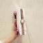 Luxury / Gorgeous 2017 White Pearl Pink Red Black Apricot / Beige Leaf Ankle Strap PU Beach Church Outdoor / Garden Clutch Bags