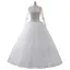 Luxury / Gorgeous White Crystal Wedding Dresses 2017 Scoop Neck Long Sleeve Beading Rhinestone Pearl Sequins Floor-Length / Long Ball Gown