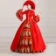 Vintage / Retro Puffy Ball Gown Champagne Prom Dresses 2018 High Neck Long Sleeve Charmeuse Lace-up Beading Sequins Formal Dresses
