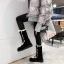 Unique Braun Schneestiefel 2020 Winter Woll Leder X-Riemen Freizeit Garten / Im Freien Stiefel Damen