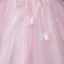 Elegant Blushing Pink Prom Dresses 2022 Ball Gown Scoop Neck Beading Pearl Rhinestone Sequins Butterfly Lace Flower Short Sleeve Backless Floor-Length / Long Formal Dresses