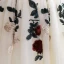 Chic / Beautiful Champagne Rhinestone Lace Flower Prom Dresses 2022 A-Line / Princess Off-The-Shoulder Short Sleeve Backless Floor-Length / Long Formal Dresses