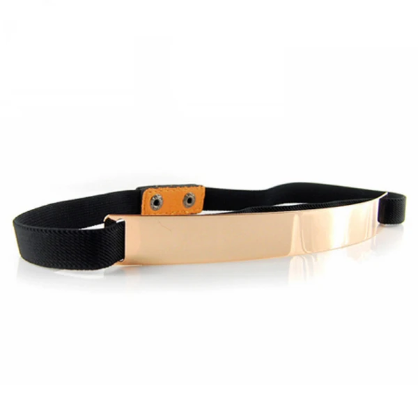 Modest / Simple Black Prom Belt 2020 Metal Buckle Cocktail Party Evening Party Accessories