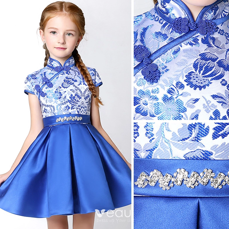 Royal Blue Church Dresses