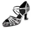 Chic / Beautiful Gold Sequins Latin Dance Shoes 2022 X-Strap 7 cm Stiletto Heels Pointed Toe Prom Womens Sandals High Heels
