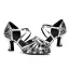 Chic / Beautiful Gold Sequins Latin Dance Shoes 2022 X-Strap 7 cm Stiletto Heels Pointed Toe Prom Womens Sandals High Heels