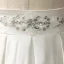 2 Piece Outdoor / Garden Wedding Dresses 2017 White A-Line / Princess Floor-Length / Long Square Neckline Short Sleeve Sequins Lace Appliques Rhinestone