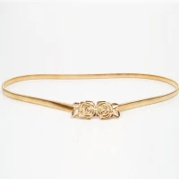 Simple Doré Promo Ceinture 2020 Métal Fleur Jardin / Extérieur Soirée Accessorize