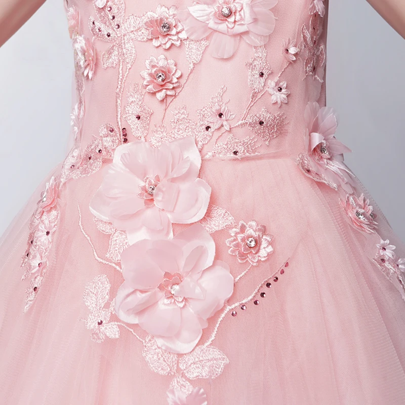 Chic Beautiful Hall Wedding Party Dresses 2017 Flower Girl Dresses Candy Pink Tea Length Ball Gown Cascading Ruffles Scoop Neck Sleeveless Bow Flower Appliques Sequins Rhinestone Chic Beautiful Hall Wedding Party Dresses 2017 Flower Girl Dresses Candy Pink Tea Length Ball Gown Cascading Ruffles Scoop Neck Sleeveless Bow Flower Appliques Sequins Rhinestone