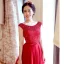 Chic / Beautiful Prom Dresses 2018 A-Line / Princess Scoop Neck Beading Pearl Bow Sash Floor-Length / Long Ruffle Backless Formal Dresses