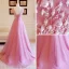 Chic / Beautiful Prom Dresses 2018 A-Line / Princess Scoop Neck Beading Pearl Bow Sash Floor-Length / Long Ruffle Backless Formal Dresses