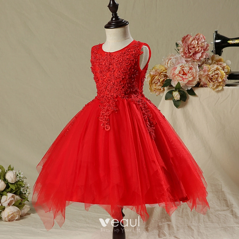 Vestidos rojos store cortos para niñas