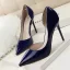 Modest / Simple Orange Evening Party Patent Leather Pumps 2022 10 cm Stiletto Heels Pointed Toe Womens Shoes High Heels