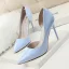 Modest / Simple Orange Evening Party Patent Leather Pumps 2022 10 cm Stiletto Heels Pointed Toe Womens Shoes High Heels