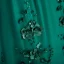 Vintage / Retro Green Pearl Appliques Prom Dresses 2023 Ball Gown Off-The-Shoulder Short Sleeve Backless Floor-Length / Long Prom Formal Dresses