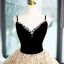 Bling Bling Black Sequins Prom Dresses 2023 A-Line / Princess Spaghetti Straps Sleeveless Backless Floor-Length / Long Prom Formal Dresses