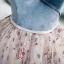 Elegant Ocean Blue Multi-Colors Sequins Prom Dresses 2023 Ball Gown Off-The-Shoulder Sleeveless Backless Floor-Length / Long Formal Dresses