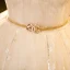 Vintage / Retro Champagne Sequins Leaf Prom Dresses 2023 Ball Gown Strapless Sleeveless Backless Floor-Length / Long Prom Formal Dresses