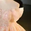 Glitzernden Charmant Rose Gold Perlenstickerei Pailletten Ballkleider 2023 Ballkleid Eckiger Ausschnitt Geschwollenes Kurze Ärmel Rückenfreies Lange Ball Festliche Kleider