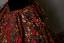 Fantaisie Bordeaux Floral Robe De Bal 2025 Robe Boule Bustier Sans Manches Dos Nu Train De Balayage Robe De Ceremonie