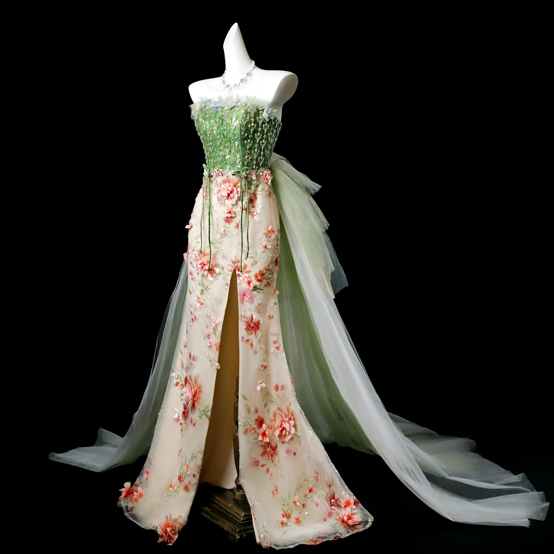 elegant dresses near me Fairy Long Modest Green Bridesmaid Dresses 242251311 – TANYA BRIDAL