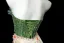 Flower Fairy Sage Green Beading Pearl Appliques Split Front Prom Dresses 2025 Trumpet / Mermaid Strapless Sleeveless Backless Sweep Train Formal Dresses