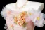 Blumenfee Rosa Perlenstickerei Pailletten Applikationen Ballkleider 2025 Ballkleid Off Shoulder Kurze Ärmel Rückenfreies Lange Festliche Kleider