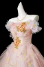 Blumenfee Rosa Perlenstickerei Pailletten Applikationen Ballkleider 2025 Ballkleid Off Shoulder Kurze Ärmel Rückenfreies Lange Festliche Kleider