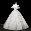 Elegante Weiß Applikationen Pailletten Quaste Ballkleider 2025 Ballkleid Bandeau Ärmellos Rückenfreies Lange Festliche Kleider